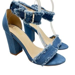 cheap blue heels